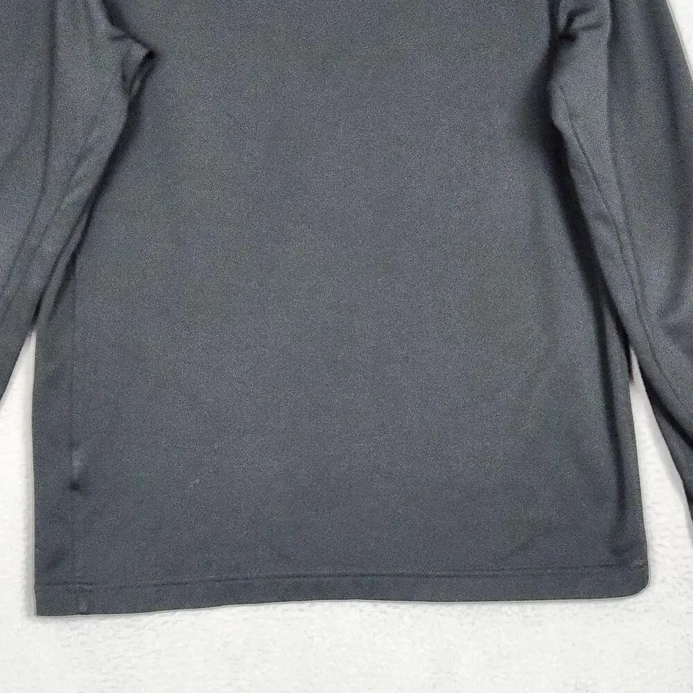 Nike Dri-FIT Authentic Soccer Pullover Mens Small Black 1/4 Zip Long Sleeve